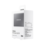 Samsung T7 PORTABLE SSD 2TB Titan Gray usb3.2 MU-PC2T0T/WW
