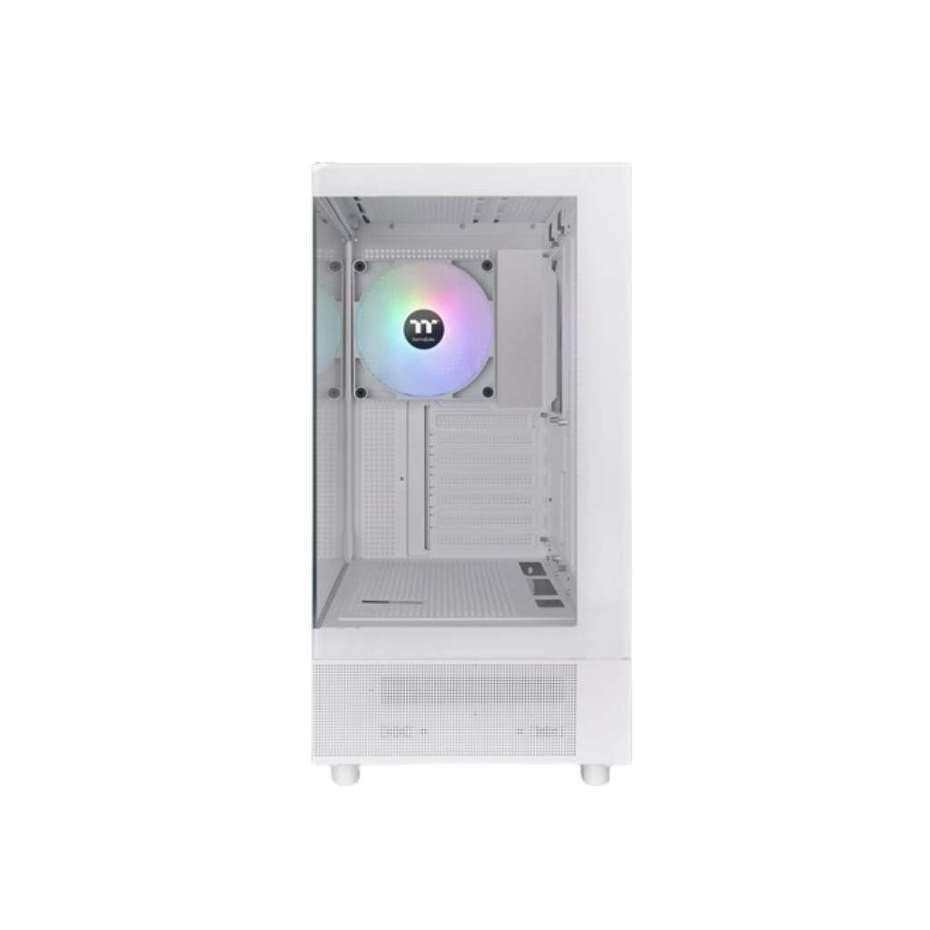 Thermaltake View 270 TG ARGB Mid Tower ATX Tempered Glass PC Case SNOW with 1x120mm Fan