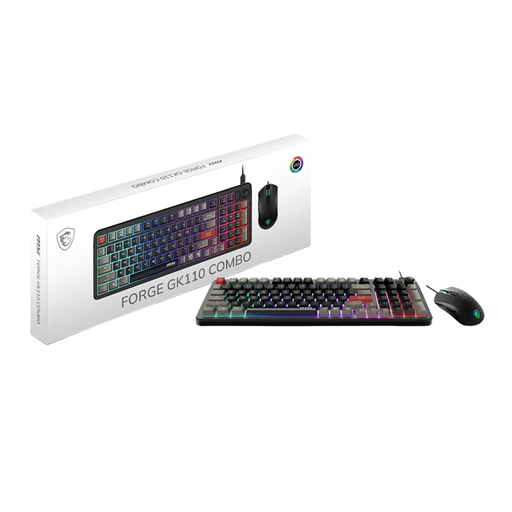 MSI Forge GK110 Combo Black Gaming Mechanical Keyboard