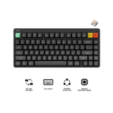 Nuphy Node75 High-Profile | Blush Nano Keyboard ( Gray / White )