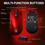 Aula SC900 Max Red Wireless Gaming Mouse