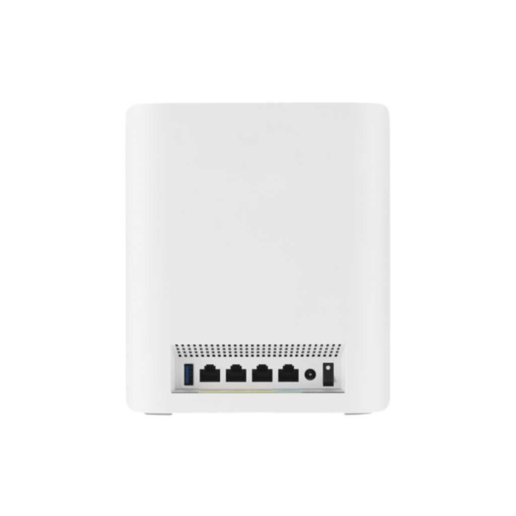 Asus ZenWiFi BT8 1-Pack White WiFi7 Tri-Band Be14000 Aimesh Extendable Router W-1-PK