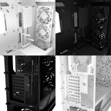 Asus ROG Strix Helios II GX601S EATX Mid-Tower PC Gaming Case with Dual Tempered Glass Side Panels (Black | White)