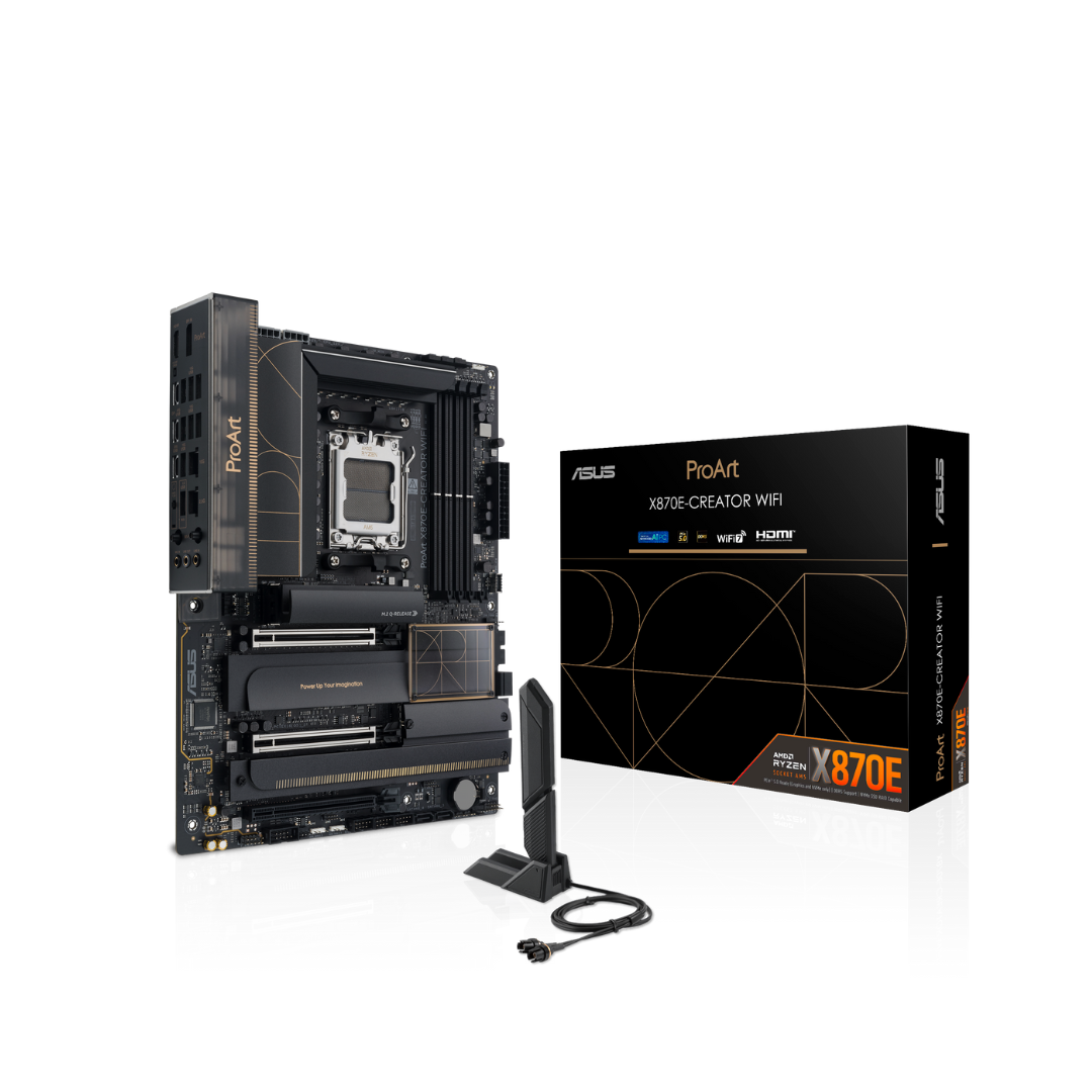 Asus Proart X870E-Creator WiFi AM5 Motherboard – DynaQuest PC