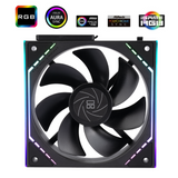 Thermalright ( Black TL-M12QR/White TL-M12QRW ) ARGB Block Splicing Reverse FAN