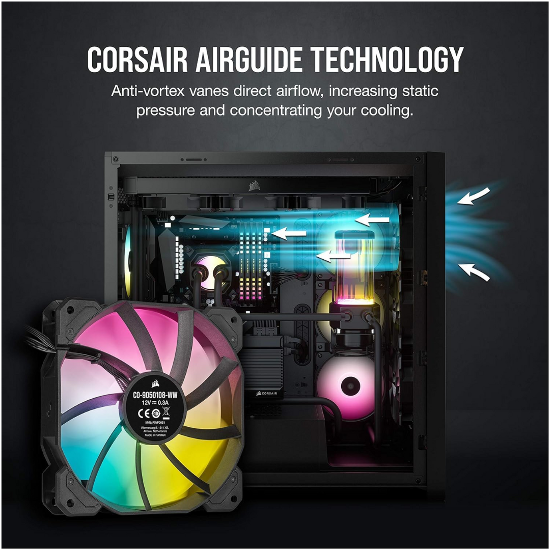 Corsair iCUE SP120 RGB Elite Black Case Fan CO-9050108-WW