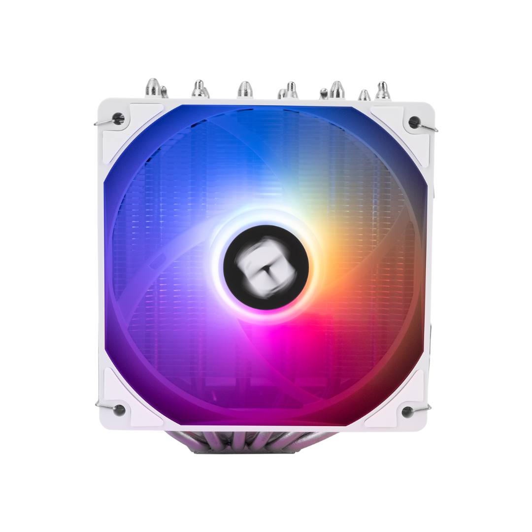 Dissipatore CPU Thermalright Peerless Assassin 120 ARGB Bianco – Display Temperatura, 6 Heat Pipe, Doppia Ventola PWM 120mm Per Intel E AMD