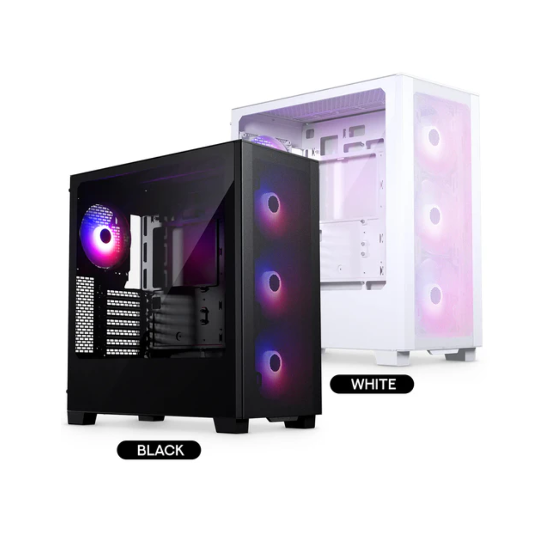 Phanteks XT Pro Ultra Tempered Glass With 4X 140MM RGB Fan PC Case ( Black | White )