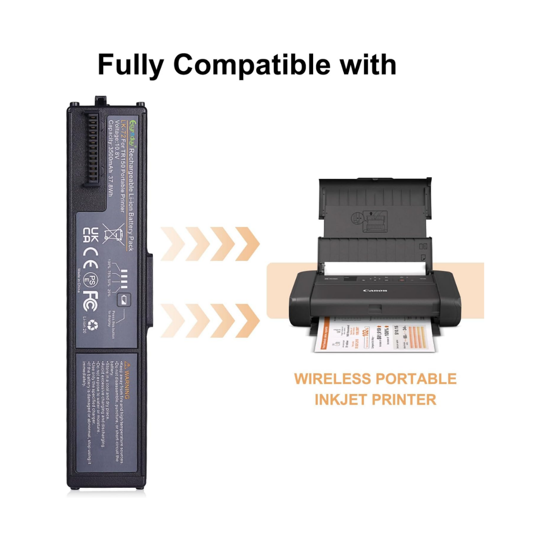 Canon LK-72 Battery Pack for Canon TR150 TR160 Printer