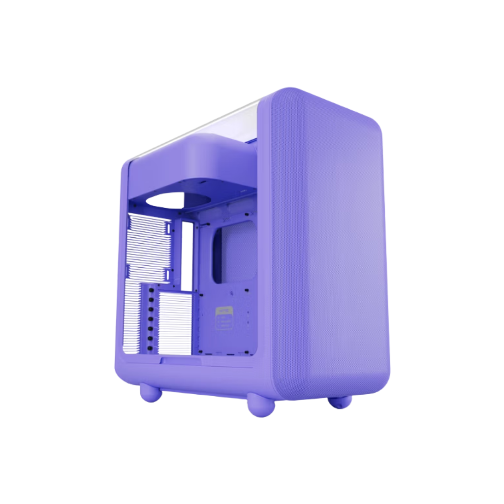 Hyte X50 Glass ATX Mid-Tower Modern Performance PC Case (Pitch Black | Snow White | Matcha | Strawberry Milk | Taro Milk | Glass Red)