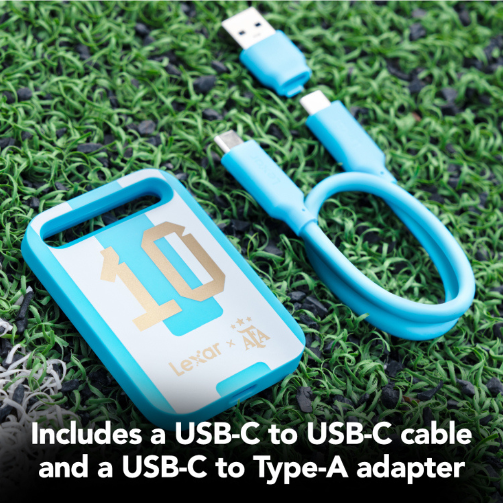 Lexar Air Elite Legends Series AFA Edition SL260 512GB USB 3.2 Gen 1 Portable SSD LSL260X512G-BNXNG
