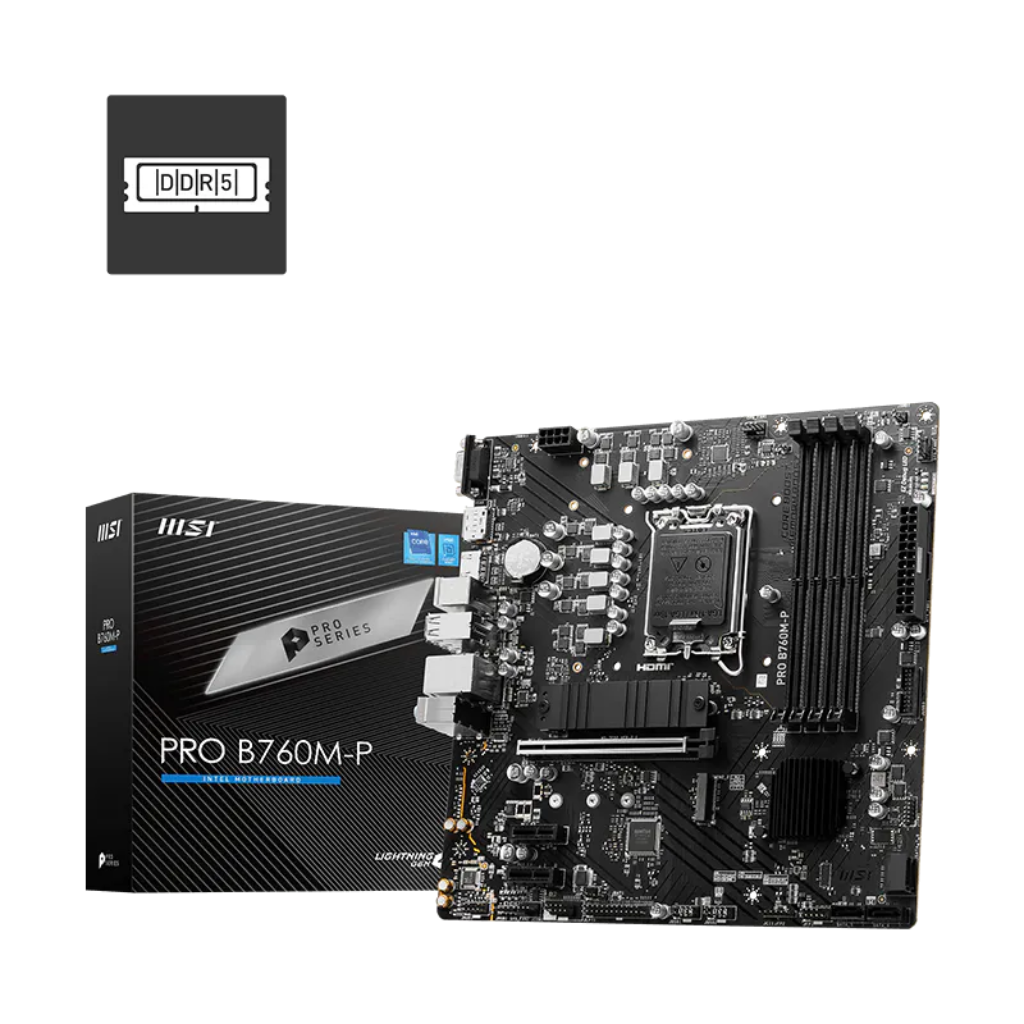 MSI Pro B760M-P DDR5 LGA1700 Motherboard