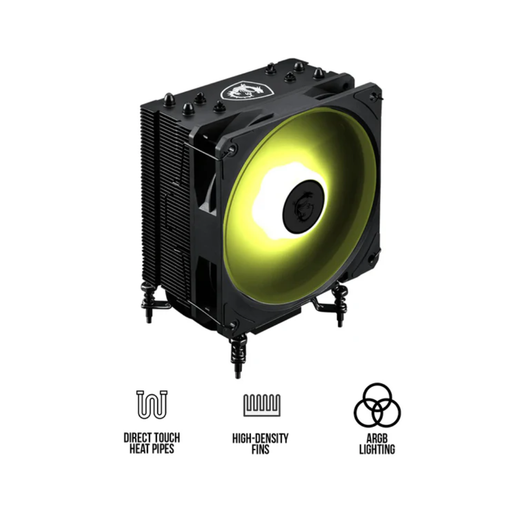 MSI MAG COREFROZR AA13 Black ARGB CPU Cooler Fan