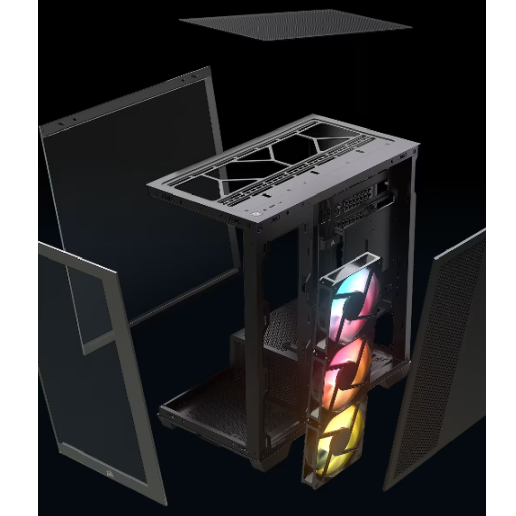 Corsair 2800X RS-R ARGB TG mATX Black PC Case ( Black CC-9011347-WW | White CC-9011348-WW )
