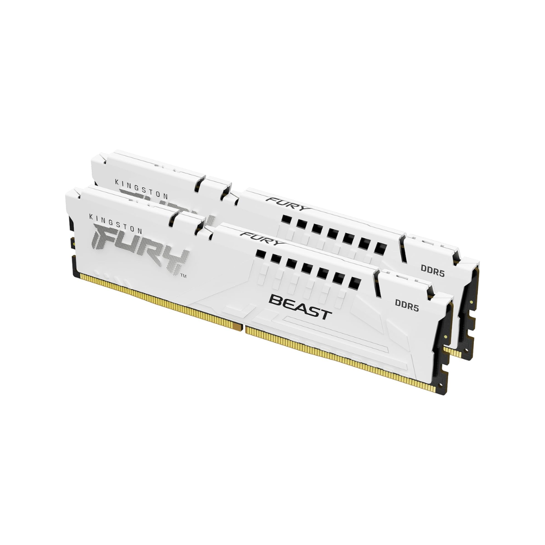 Kingston Fury Beast 32GB DUAL DDR5 6000MT/s CL30 White