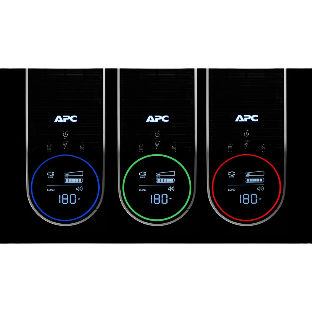 APC BGM2200-MSX Back-UPS Pro for Gaming 2200VA / 1320W | Tower | 230V | 3x Universal & 3x IEC C13 Outlets | RGB Lights | Pure Sine Wave | Arctic White