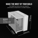 Corsair 2500X White Dual Chamber Case CC-9011266-WW