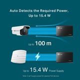 TP-Link TL-POE150S | IEEE 802.3af Compliant PoE Injector Internet Adapter PoE Port for Internet
