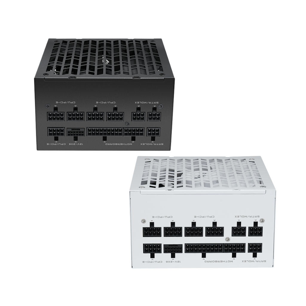 Sama G1000 Gold 1000W 80+ ATX 3.1 PCIe 5.1 Ready Fully Modular Power Supply with Braided Pattern Cables ( Black G1000-BKGFF001-US | White G1000-WHGFF001-US )