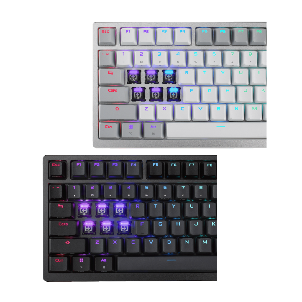 Asus ROG Azoth 96HE 96% Wireless Analog Gaming Keyboard M902 ROG HFX V2 Magnetic Switch (Black/White)