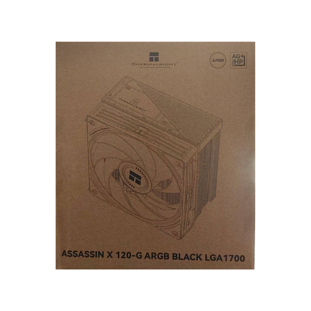 Thermalright Assassin X 120-G Black ARGB LGA1700 CPU Air Cooler