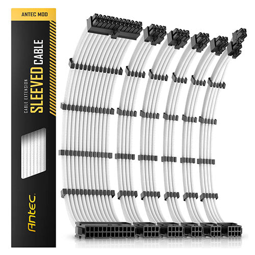 Antec Extension Cable Kit 300mm ( White AT-ECAB-BK300-C1P4-W | Black AT-ECAB-BK300-C1P4-BK )