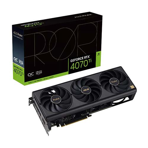 Asus ProArt RTX 4070 TI OC 12GB GDDR6 OC Graphics Card PROART-RTX4070TI-O12G