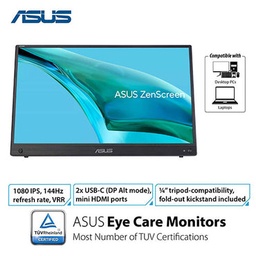 Asus Zenscreen MB16AHG 15.6" IPS 144Hz FHD Portable Monitor