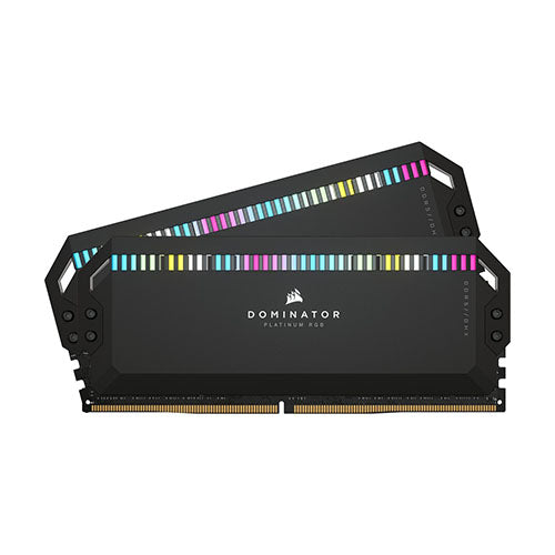 Corsair Dominator Platinum RGB 64GB DDR5 6600Mhz C32 Memory Kit Black CMT64GX5M2B6600C32