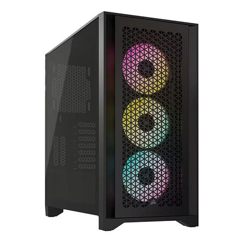 Corsair iCUE 4000D Airflow RGB TG ATX Case ( Black CC-9011240-WW / White CC-9011241-WW )