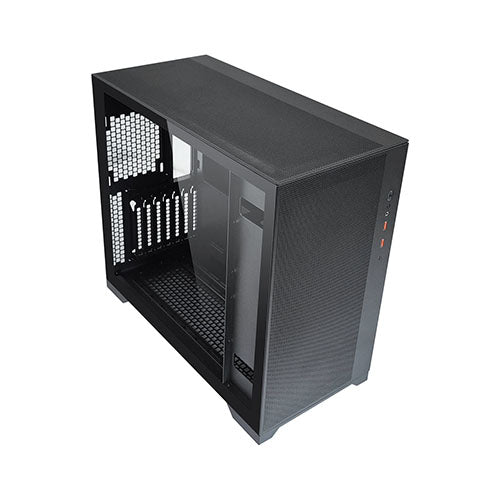 FSP ( CMT580B Black / CMT580W White ) Mesh TG Dual Chamber ATX Gaming Case w/ 3X120mm fan