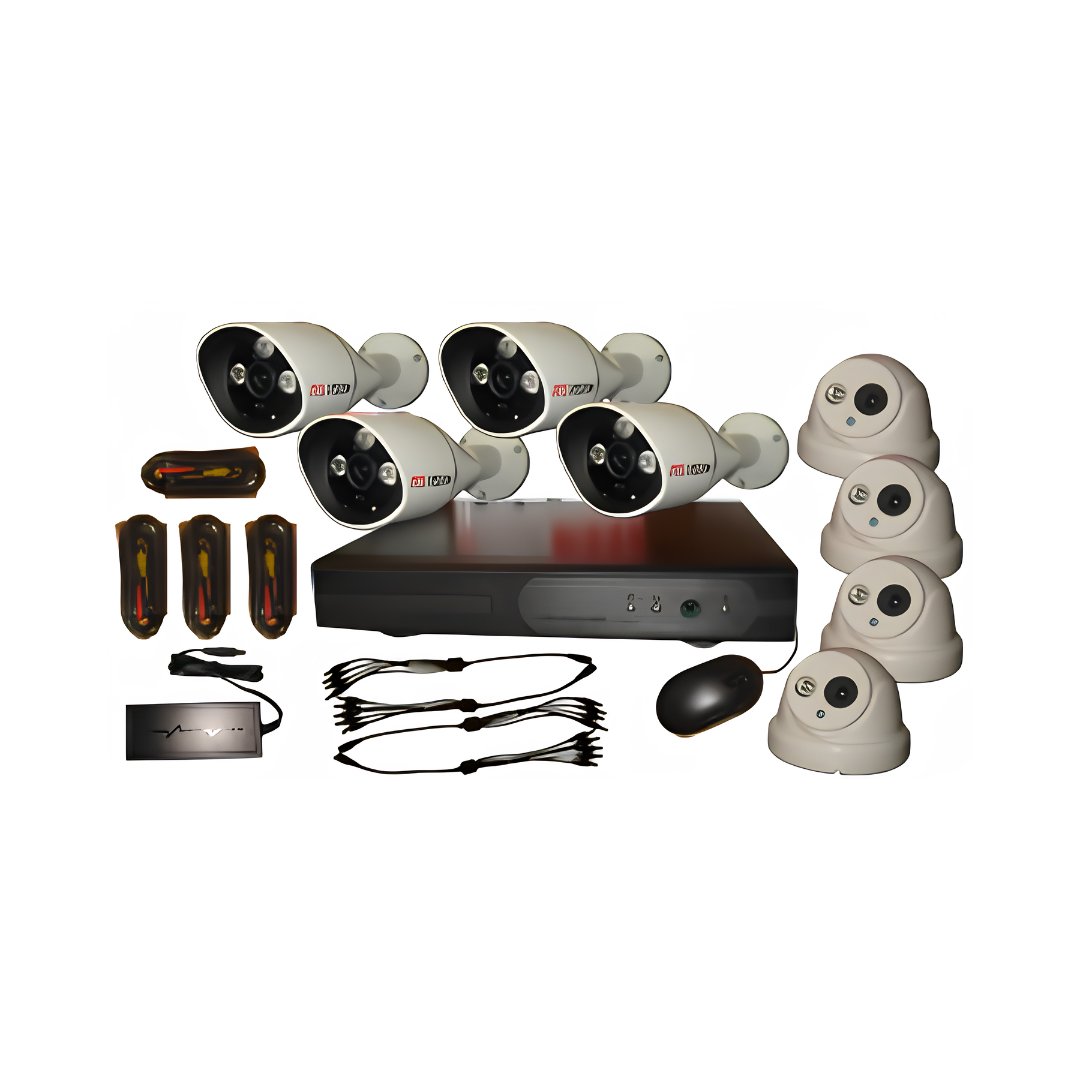 FosVision package 4ch DVR and 4 AHD Cam 2mp night vision 3.6mm (308N10/638N10)