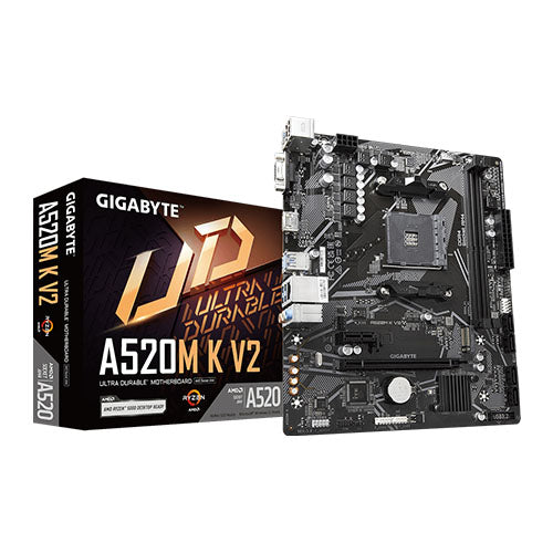 GIGABYTE A520M K V2 (AM4) Motherboard