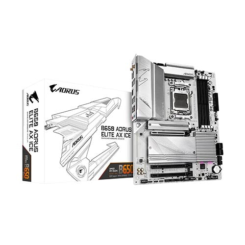 Gigabyte B650 Aorus Elite AX ICE DDR5 (AM5) Motherboard