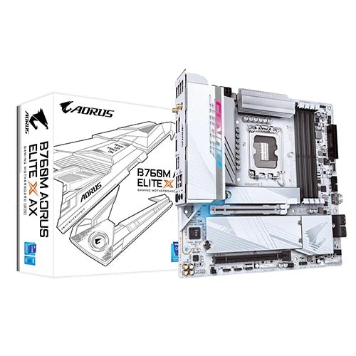 Gigabyte B760M Aorus ELITE X AX DDR5 LGA1700 Motherboard – DynaQuest PC