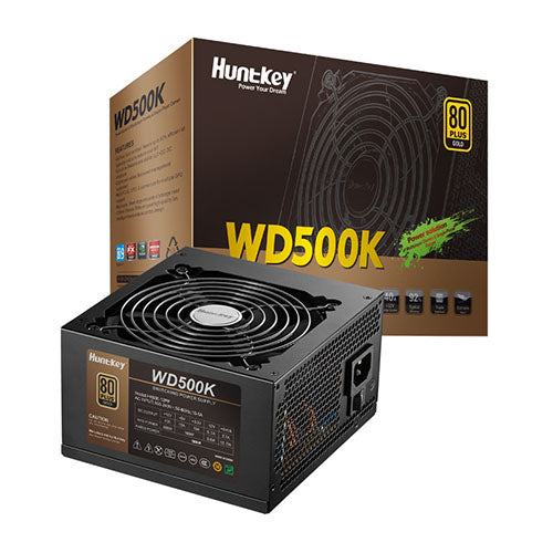 Huntkey WD500K GOLD 500W 80+ Non Modular Power Supply