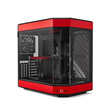 Hyte Y60 Dual Chamber Mid-Tower ATX Modern Aesthetic Case Black/Red (PRE-ORDER)