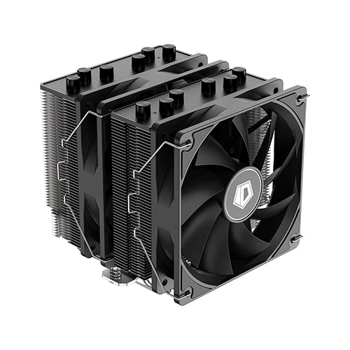 ID Cooling SE-206 XT Black Air Cooler Twin Tower Fan ID-CPU-SE-206-XT