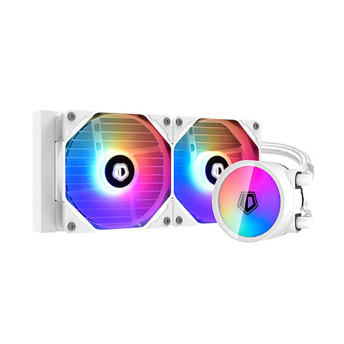ID-COOLING ZOOMFLOW 240X ARGB CPUウォータークーラー 5V アドレス指定可能 RGB AIOクーラー 240mm CPUリキッドクーラー 2X120mm RGBファン Inte（並行輸入品） ID-COOLING: AIO Liquid Cooler, CPU Air Cooler, Case Fan