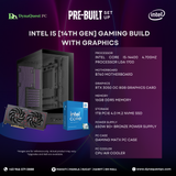 Intel Core i5-14400 | B760M | 16GB DDR5 RAM | 1TB NVMe SSD | RTX 3050 8G OC GPU | 750W Gold PSU | ATX Case | 120mm Air Cooler | CPU Package