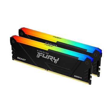 Kingston Fury Beast RGB 16GB 2x8G DDR4 3200MHz C16 Desktop Memory KF432C16BB2AK2/16