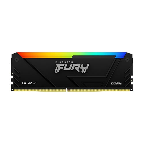 Kingston Fury Beast RGB 16GB DDR4 3200MHz CL16 Desktop Memory KF432C16BB12A/16