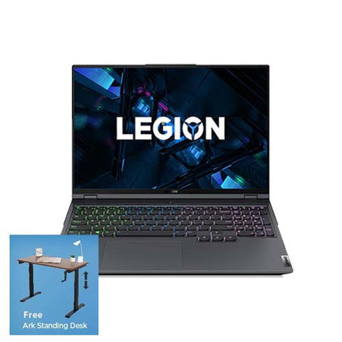Lenovo Legion 5 PRO 16IAH7H 82RF004MPH Gaming Laptop (Storm Grey) | 16” WQXGA | i7-12700H | RTX 3060 | 16GB DDR5 | 1TB SSD | Windows 11 | MS Office Home & Student 2021 | Lenovo Legion Gaming Backpack + Free Arkdesk