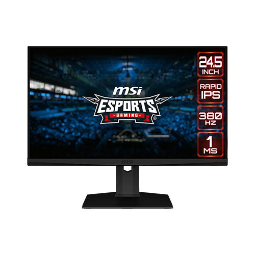 MSI G253PF 24.5" Rapid IPS 380Hz 1920X1080 1ms Esports Gaming Monitor