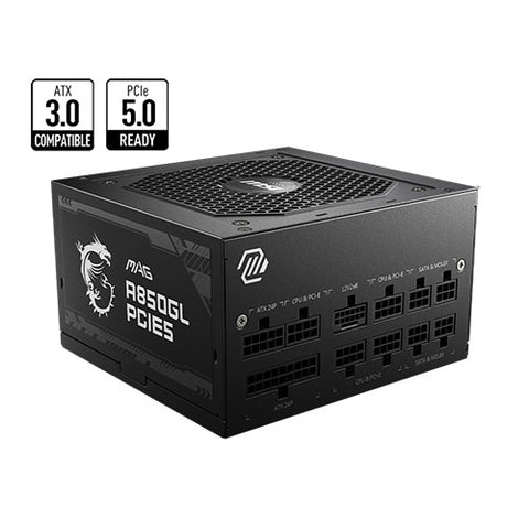 MSI MAG ( A850GL 850Watts / A750GL 750Watts ) GOLD  PCIE5 80+ Full Modular PSU