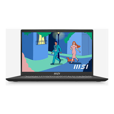 MSI Modern 15 B12M-457PH (Black) | 15.6" FHD IPS   | i5-1235U | 16GB RAM | 512GB NVME SSD | Intel Iris Xe | Windows 11 Home | Sleeve Bag | Laptop