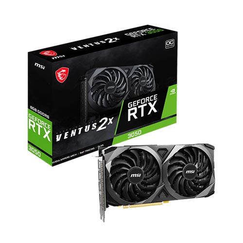 MSI RTX 3050 Ventus 2X XS 8GB OC 912-V809-4266 Graphics Card