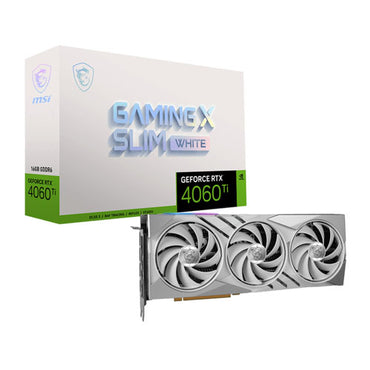 MSI RTX 4060 Ti Gaming X SLIM White 16G Graphics Card