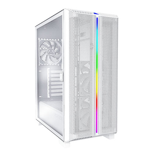 Montech Sky One Lite ATX Swivel Glass Side Panel PC Case ( White - No ...