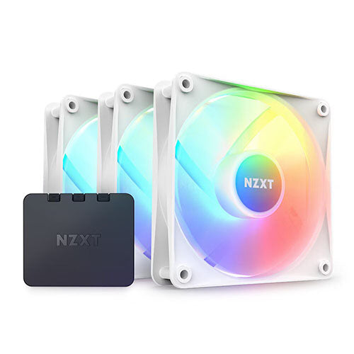 NZXT F120 RGB Core 3pack 120mm Case Fan ( Black Fan RF-C12TF-B1 / White RF-C12TF-W1 )